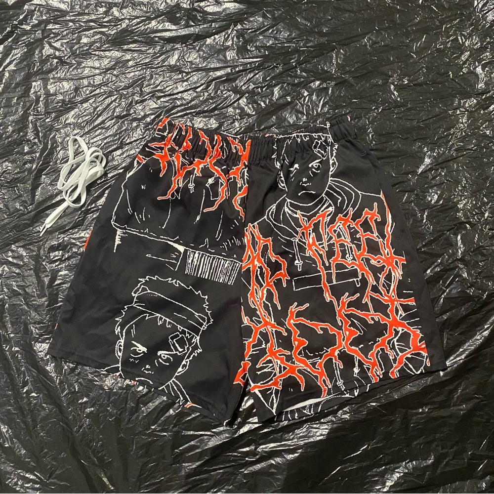 Men’s Anime Graphic Shorts